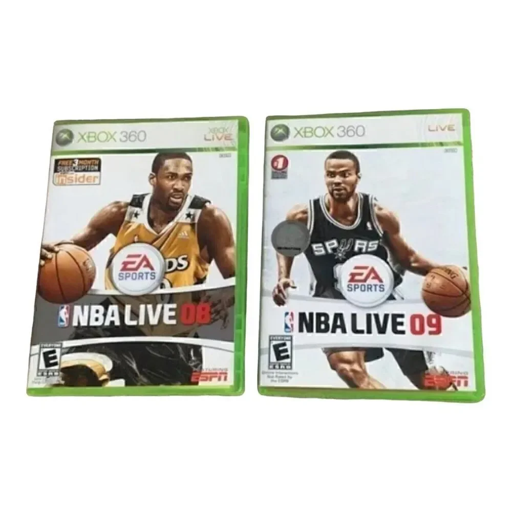 XBox 360 NBA Live 08 and 09 ⭐️